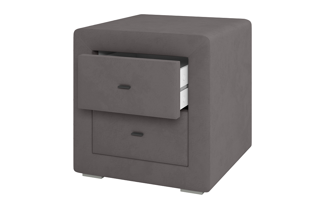 Тумба прикроватная 06.34 - 01 Гамма велюр fresh эспрессо